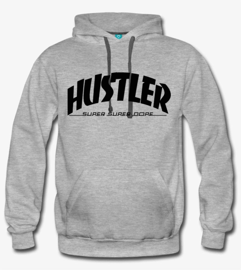 Hustler Thrasher Logo Gray Premium Hoodie - Pullover & Hoodies Hund Dogge Kampfhund Hunde, transparent png download