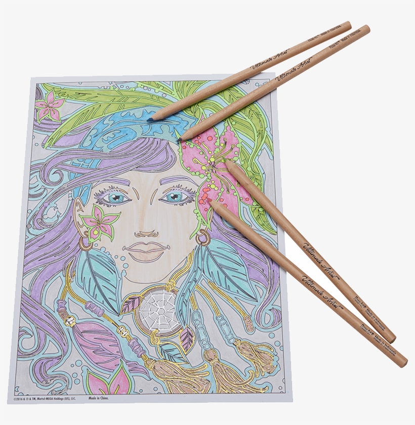Shade Drawing Colored Pencil Image Library Download - Roseart Ultimate Artist, transparent png download