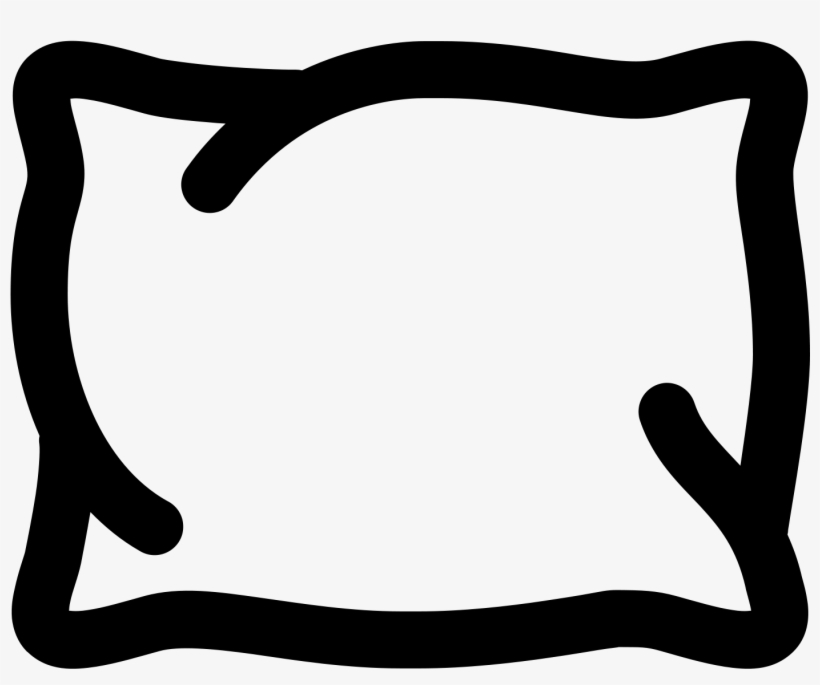 Small Pillow Icon - Icono Almohada, transparent png download