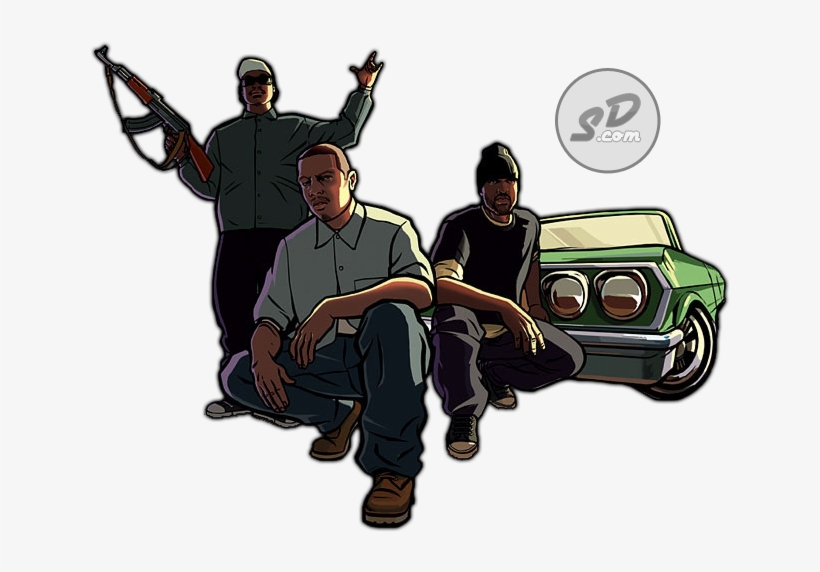 Disfruta De Los 20 Render Del Juego Gta San Andreas - Gta San Andreas, transparent png download