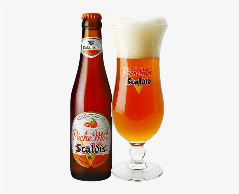Peche Mel Scaldis - Dubuisson Peche Mel Bush Fruit Beer, transparent png download