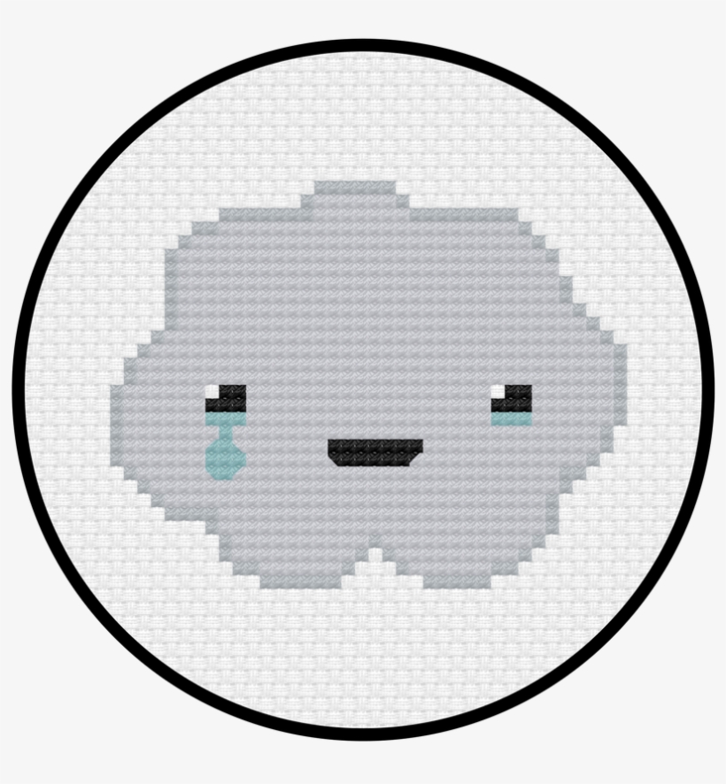 Healing Cloud Cross Stitch Pattern - Sans And Betty Fusion, transparent png download