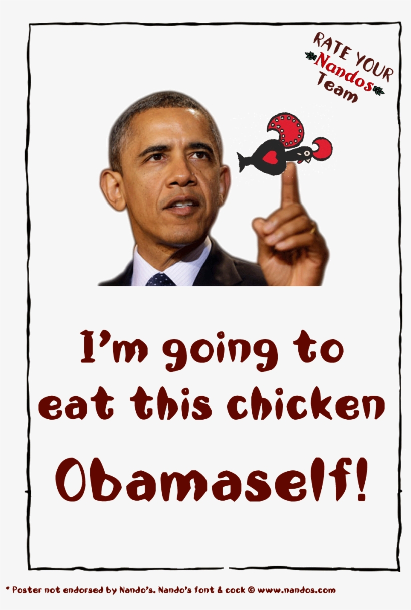 Nando's Barack Obama Chicken - Nando's, transparent png download