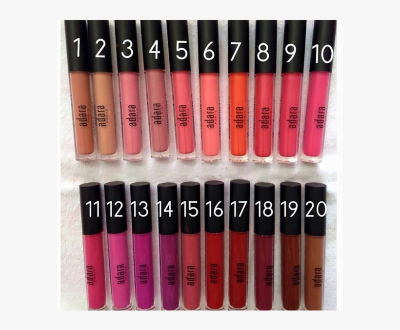 Lipstick - Labiales Adara Matte Tonos, transparent png download