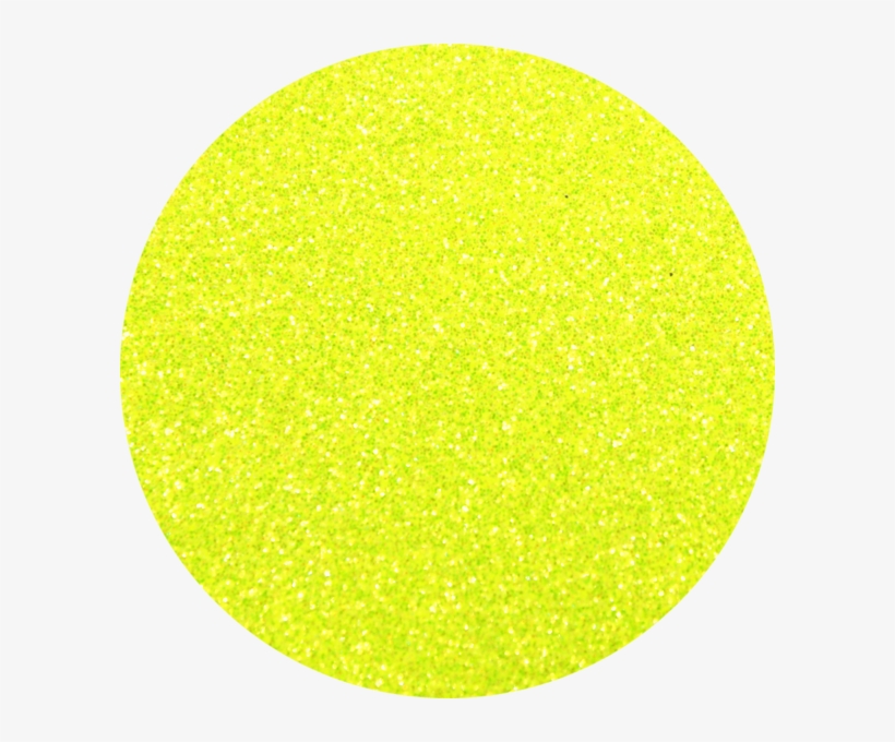 239 Lemon Drop - Yellow Neon Glitter, transparent png download
