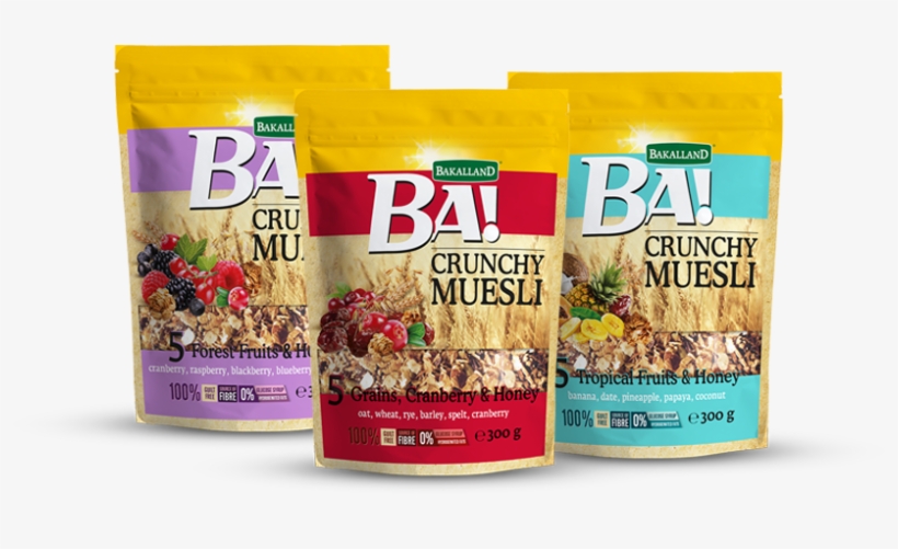 Muesli - Bakalland Ba Crunchy Muesli, transparent png download