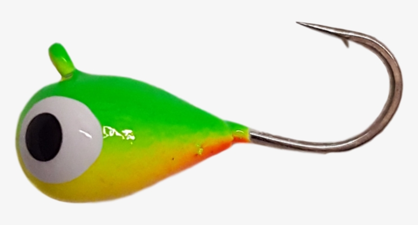 Green Chartreuse Uv Glow Tungsten Jig - Fish Hook, transparent png download