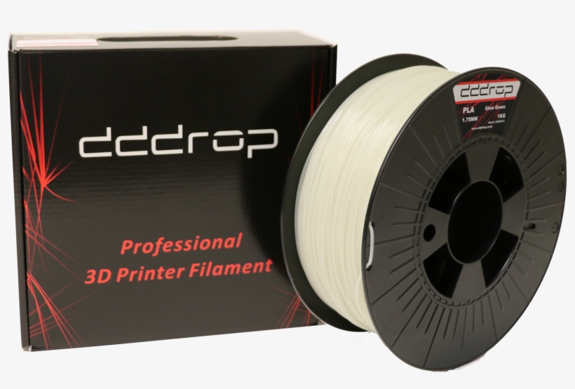Dddrop Premium Pla Glow Green - 3d Printing Filament, transparent png download