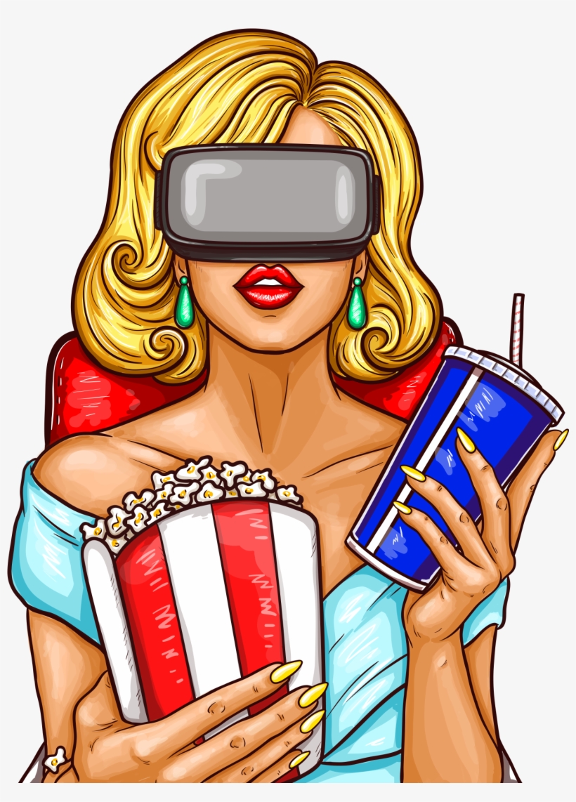 Pop Art Girl Png Image Free Download Searchpng - Pop Art Movie, transparent png download