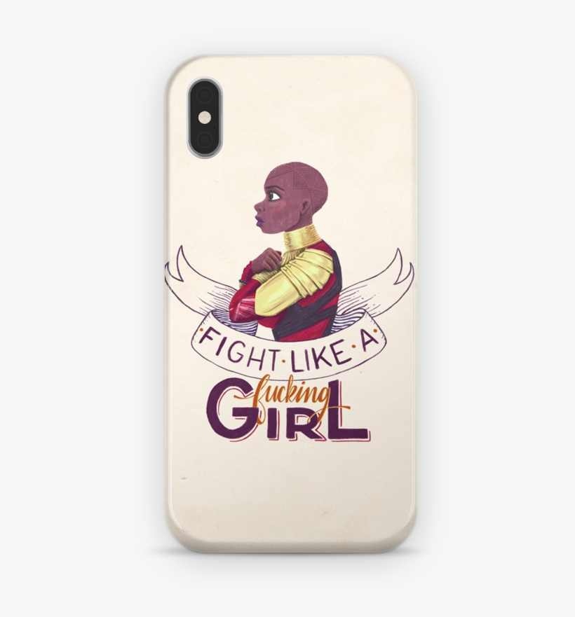 Case Okoye De Rebeca Zocrattona - Fight Like A Girl Okoye, transparent png download