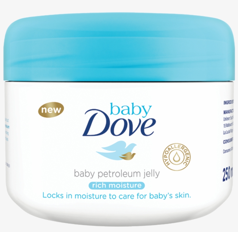 Dove Petroleum Jelly Rich Moisture 100ml, transparent png download