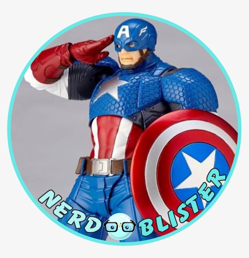 Revoltech Amazing Yamaguchi - Captain America Figure Yamaguchi, transparent png download