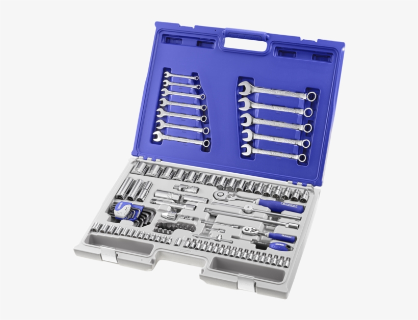 1/4" & 1/2" Socket, Wrench And Accessory Set - Wrench, transparent png download