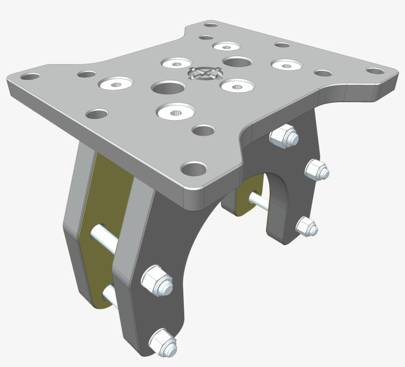 Gps Mast Mount With Imu Plate Adapter - Picnic Table, transparent png download