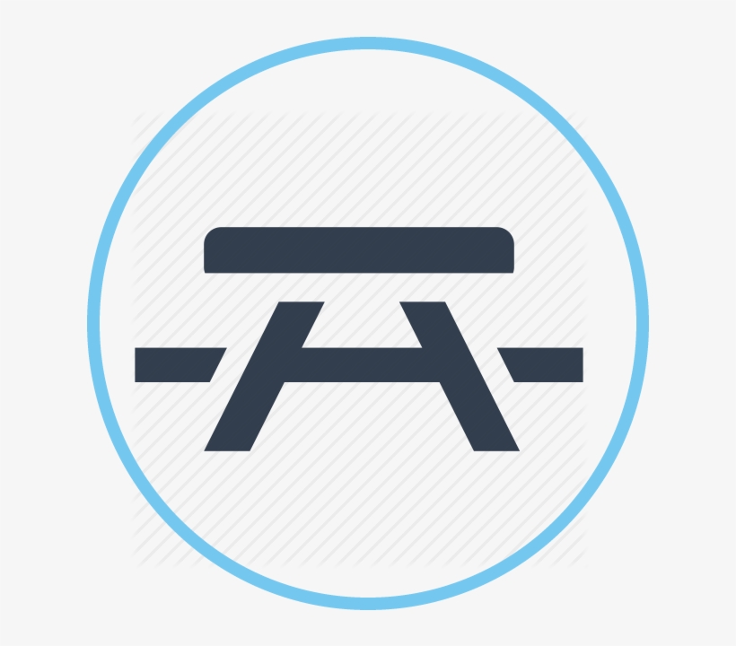 Picnic Tables At Each Site - Table, transparent png download