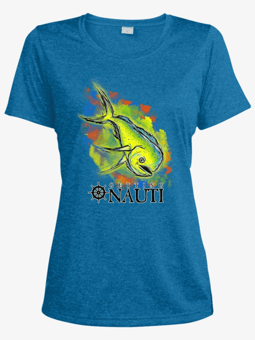 Ladies Heather Dri Fit Moisture Wicking Tee - Shirt, transparent png download