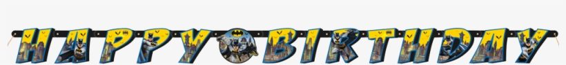 Batman "happy Birthday" Banner - Batman Banner, transparent png download