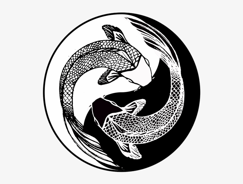 Click And Drag To Re-position The Image, If Desired - Taoism Fish, transparent png download