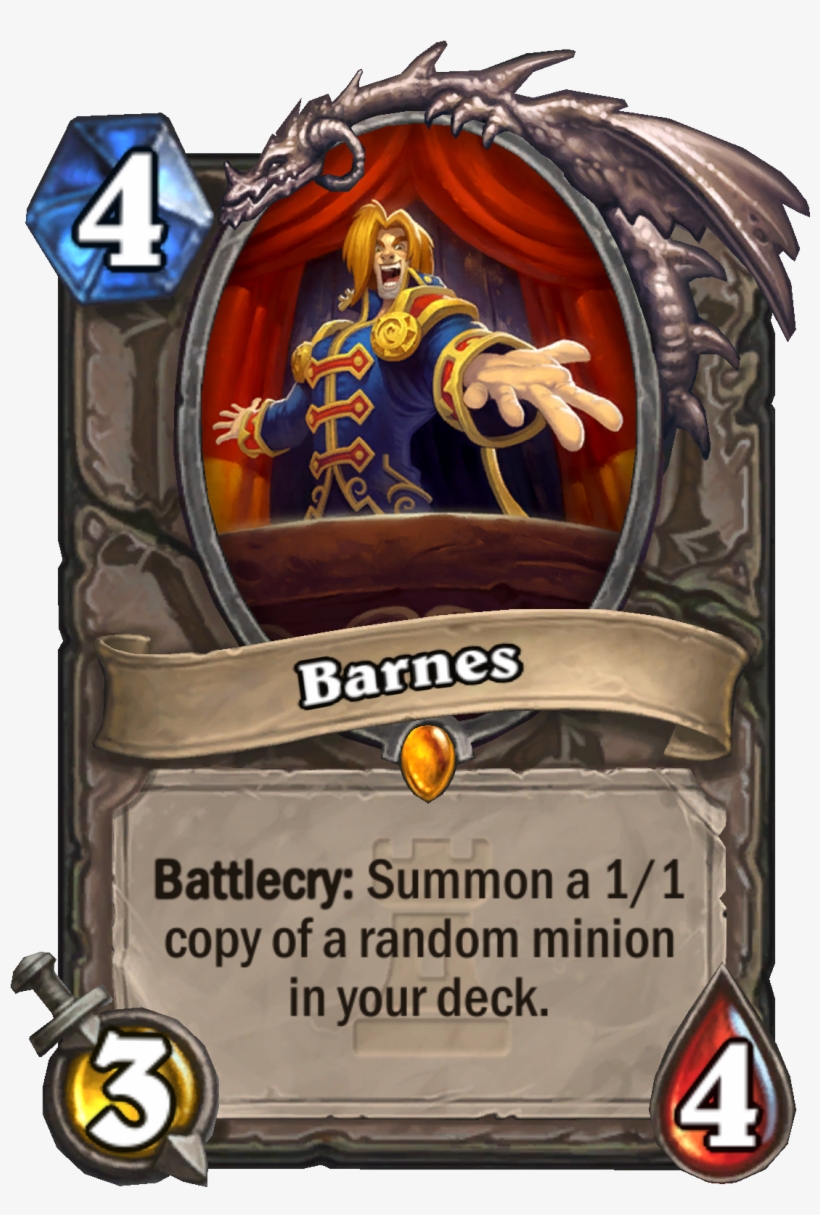 Zzneutral Kar 114 Barnes - Barnes Hearthstone Png, transparent png download