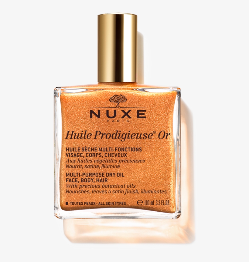 Nuxe Prod Gold Dry Oil 50ml, transparent png download