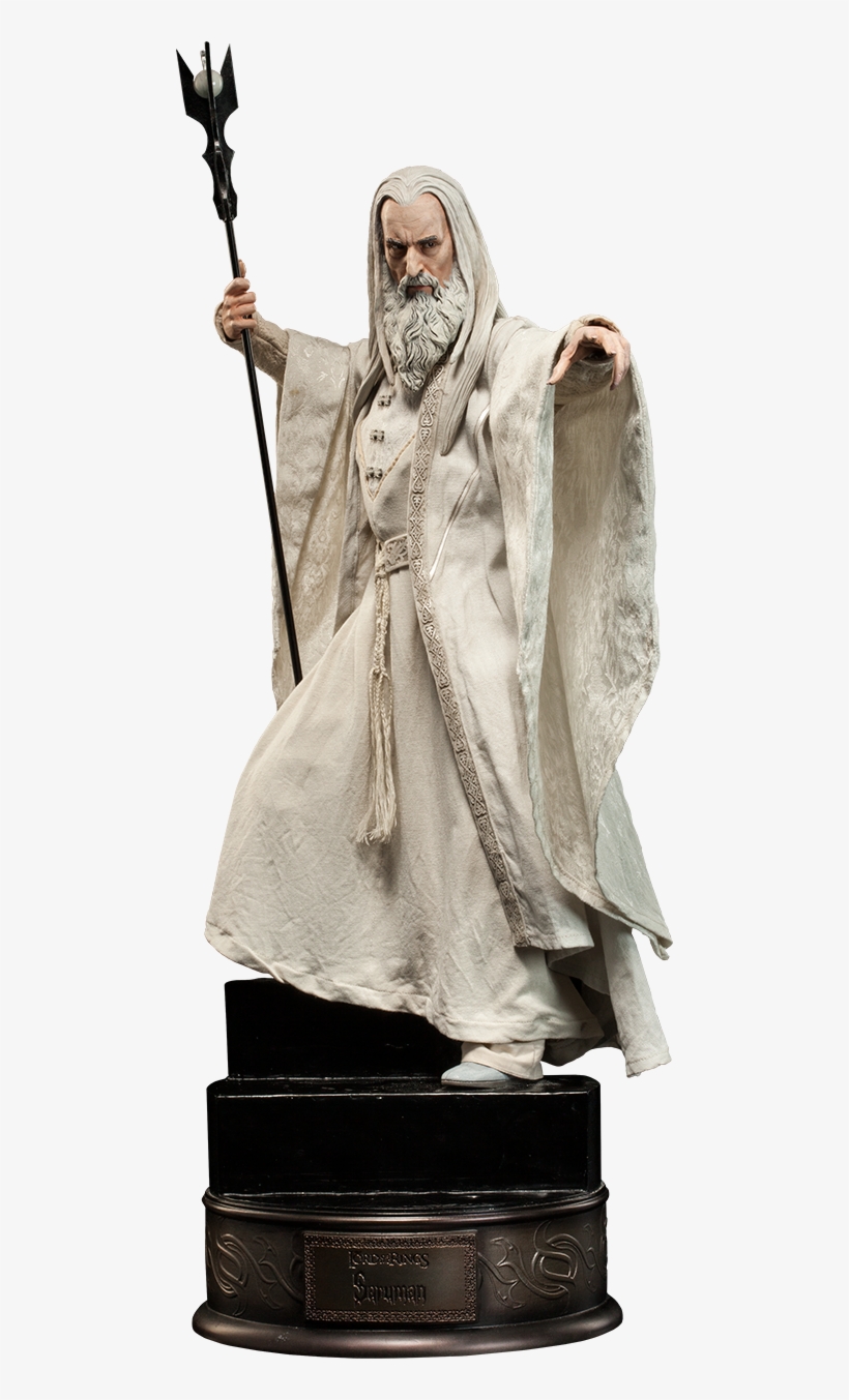 Saruman Statue By Sideshow Collectibles - Estátua Saruman Premium Format - Sideshow Collectibles, transparent png download