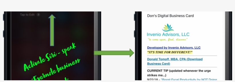 Evernote And Siri Shortcuts = Gamechanger, transparent png download