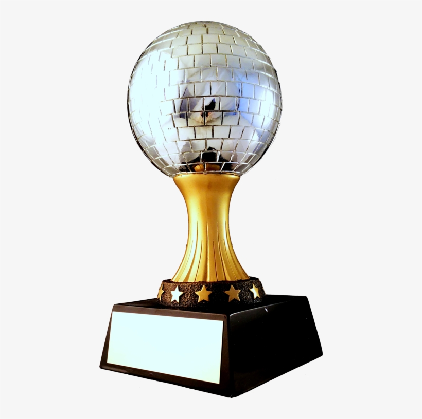 Mirror Ball Resin Trophy - Resin, transparent png download