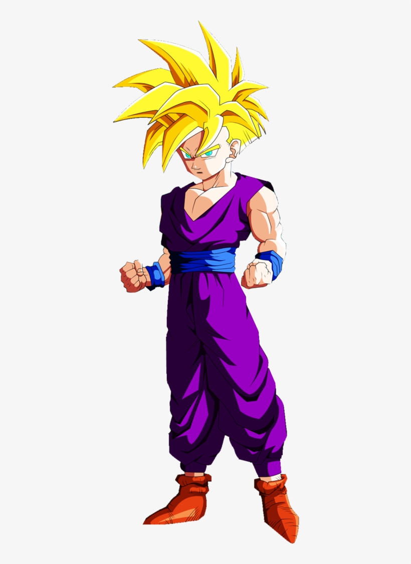 Gohan Ssj Png - Dbz Edits, transparent png download