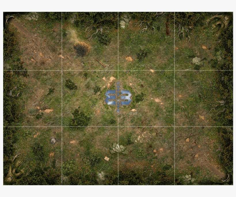 Arena Playmat Straywood Forest - Arcane Wonders Arwwpm03 Mage Wars Arena Play Mat Straywood, transparent png download