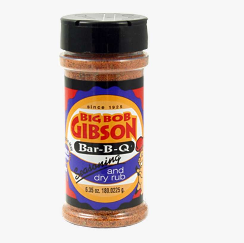 Big Bob Gibson Bar B Q Seasoning And Dry Rub - Big Bob Gibson Bar-b-q Red Sauce, Championship - 19, transparent png download