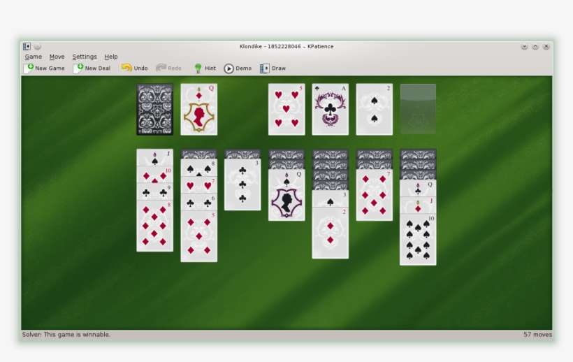 The Idea In Klondike Is To Build Up 4 Sets Of Cards - Poker, transparent png download
