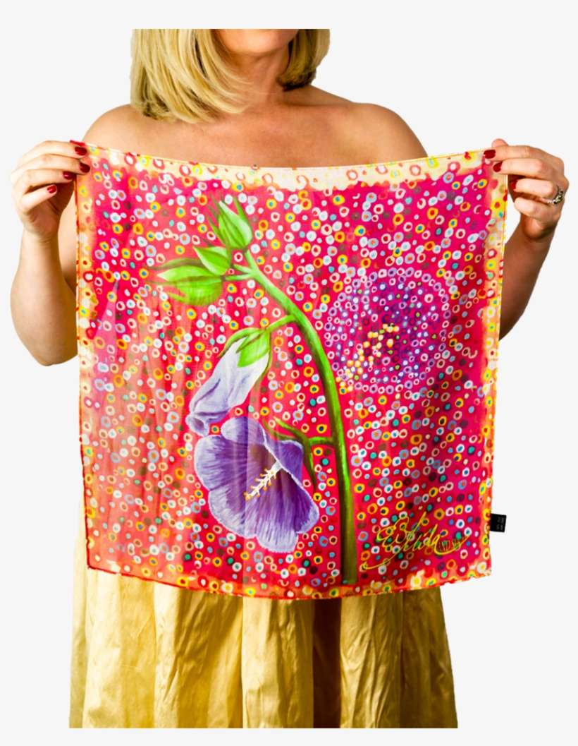 Gifts For Her Foresee Silk Square Scarf Bandanna Canterbury - Girl, transparent png download