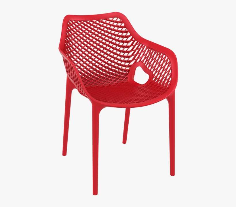 Air Arm Chair Commercial Furniture For Cafe And Restaurant - Modern Plastic Outdoor Dining Chairs, transparent png download