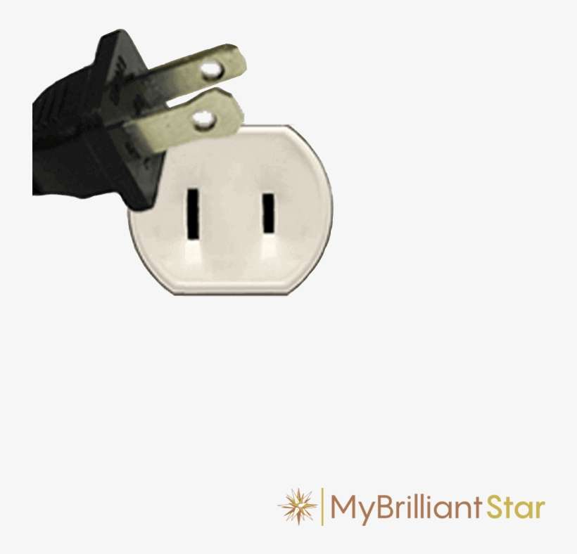 Plug Of Original Herrnhut Plastic Star Chain, White, - Inch, transparent png download