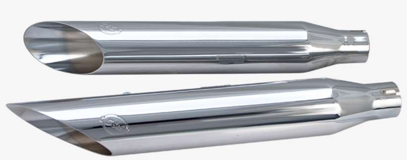 Side Slash Slip On Performance Mufflers For 2014 '16 - Colas De Escapes Cromadas, transparent png download