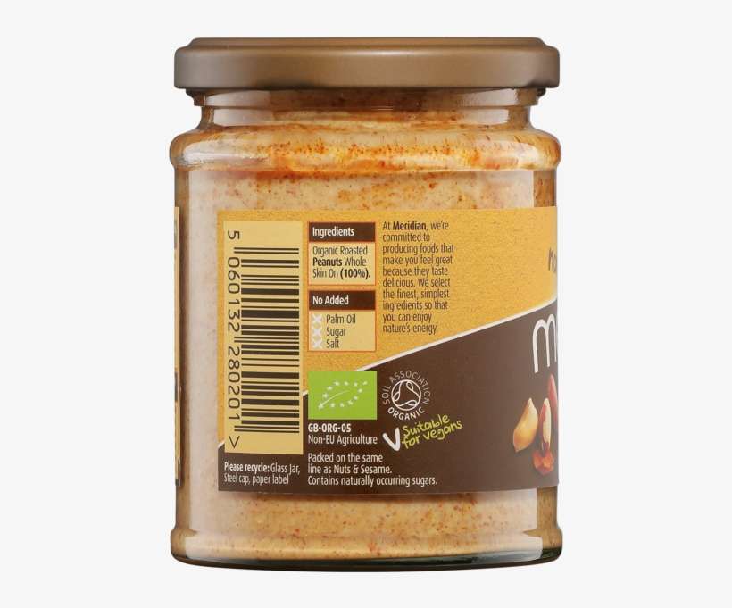 Meridian Coconut & Peanut Butter 280g, transparent png download