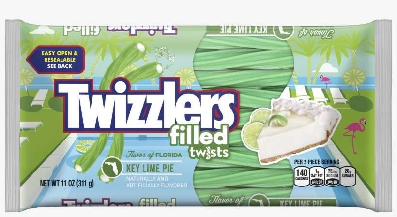 Twizzlers Key Lime Pie Flavored Twists Taste Of Florida - Twizzlers Key Lime Pie, transparent png download