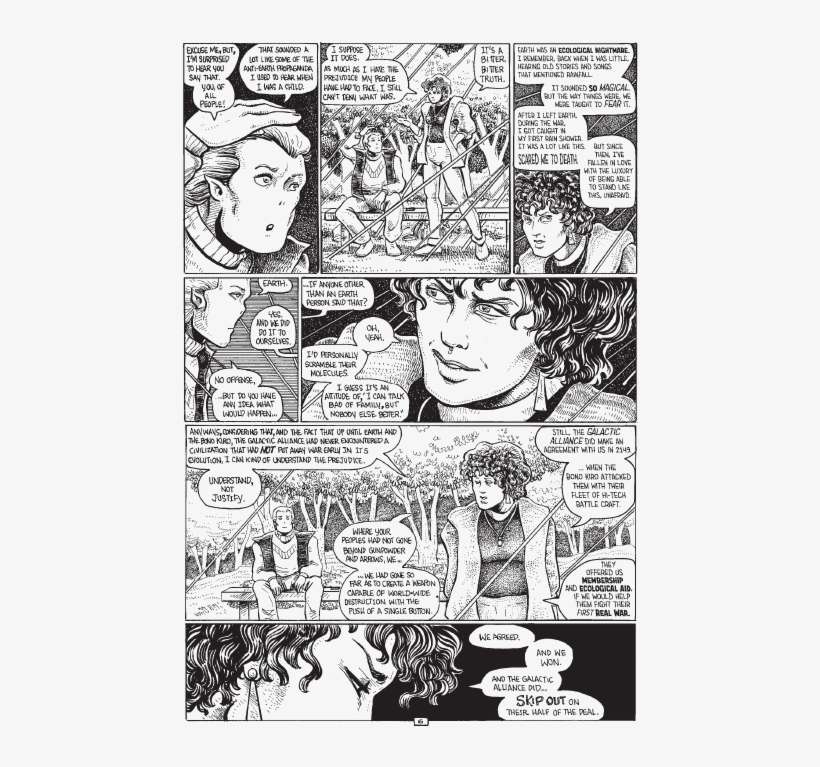 In Your Bio In The Book You Mention That You Have Another - Wandering Star Comic, transparent png download