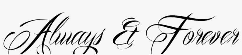 Always And Forever Tattoo Design Png - All Faith No Fear, transparent png download