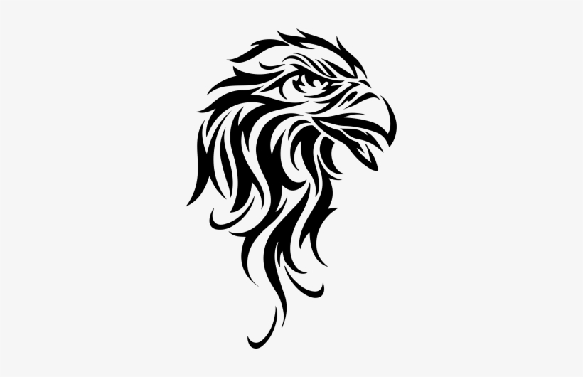 Eagle Head Tribal Art, transparent png download
