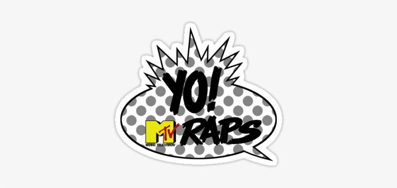 Download Mtv Logo White Png Yo Mtv Raps Logo White By White - Yo Mtv