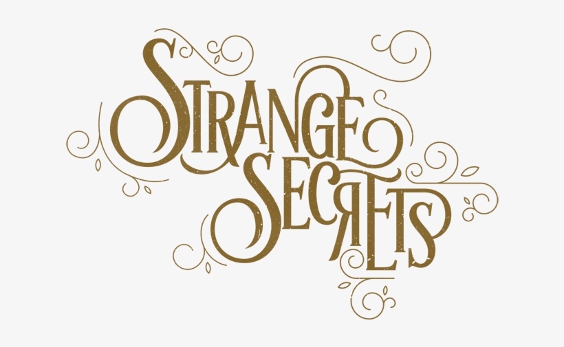 Ebc Strangesecrets Logo Gold Web - Calligraphy, transparent png download