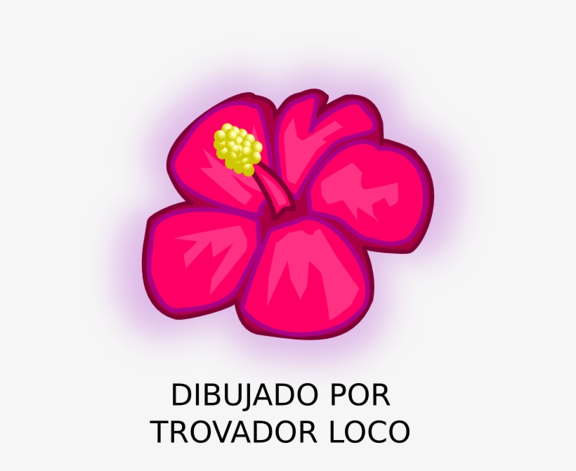 Tropics Clipart Rainforest Flower - Draw A Tropical Flower, transparent png download
