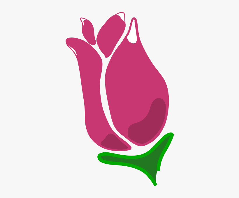 Free Vector Happy Rose - Rosebud Clipart, transparent png download