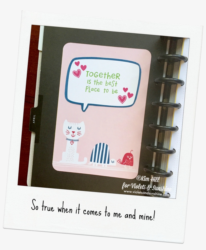 The Backside Of The Dividers Have Inspirational Quotes - Scrapbooking, transparent png download