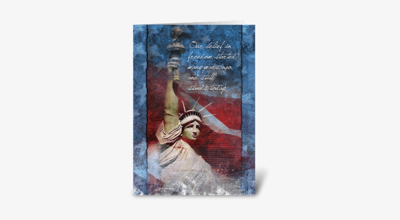 A Belief In Freedom Greeting Card - Veterans Day, Belief In Freedom Greeting Card, transparent png download