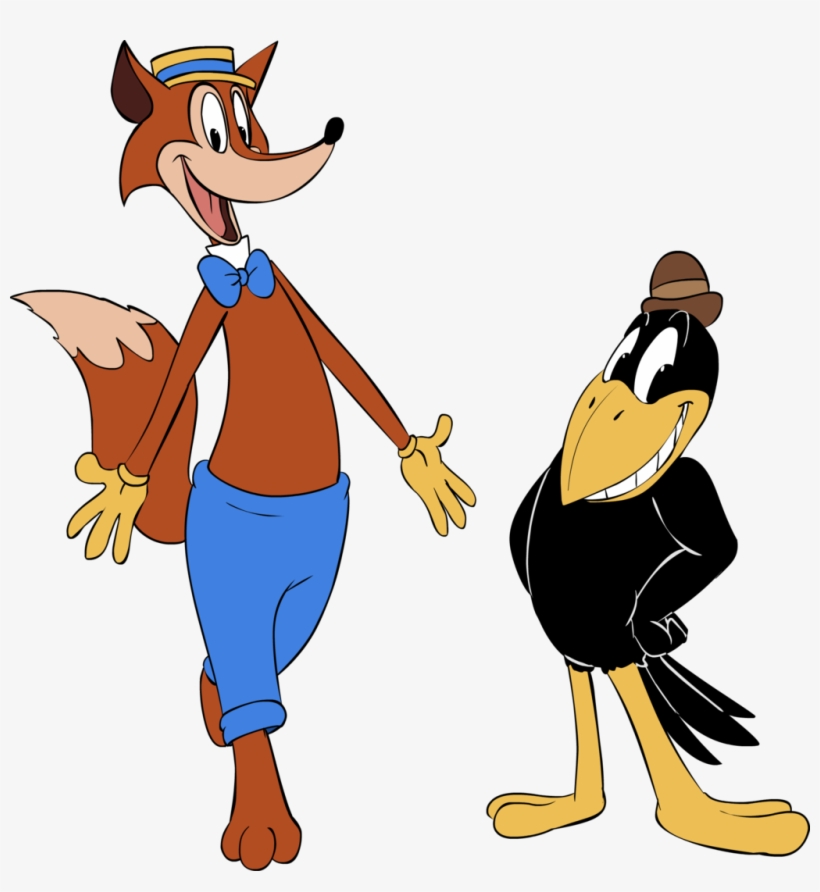 Fauntleroy Fox And Crawford Crow - Deviantart Fox And Crow, transparent png download