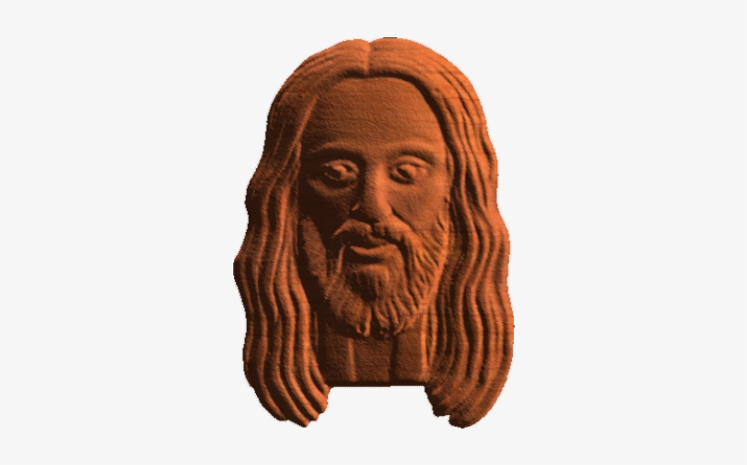 Jesus Face - Ab - - Carving, transparent png download