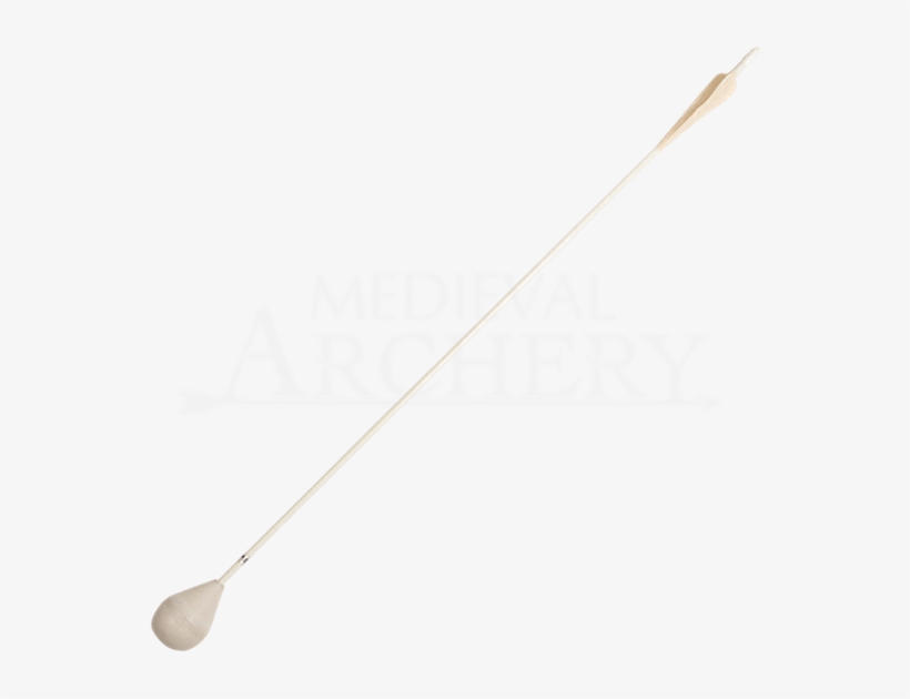 White Glow In The Dark Larp Arrow - Bar Stirring Spoon, transparent png download