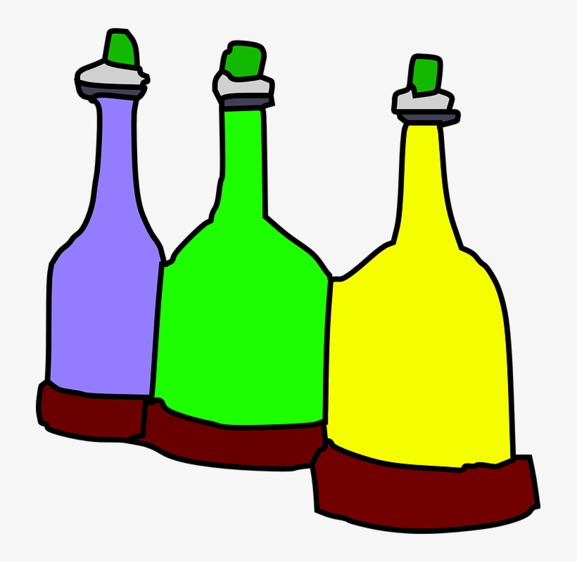 A Transparent Design - Bottles Clip Art, transparent png download
